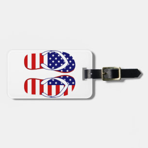 Flip flops luggage tag