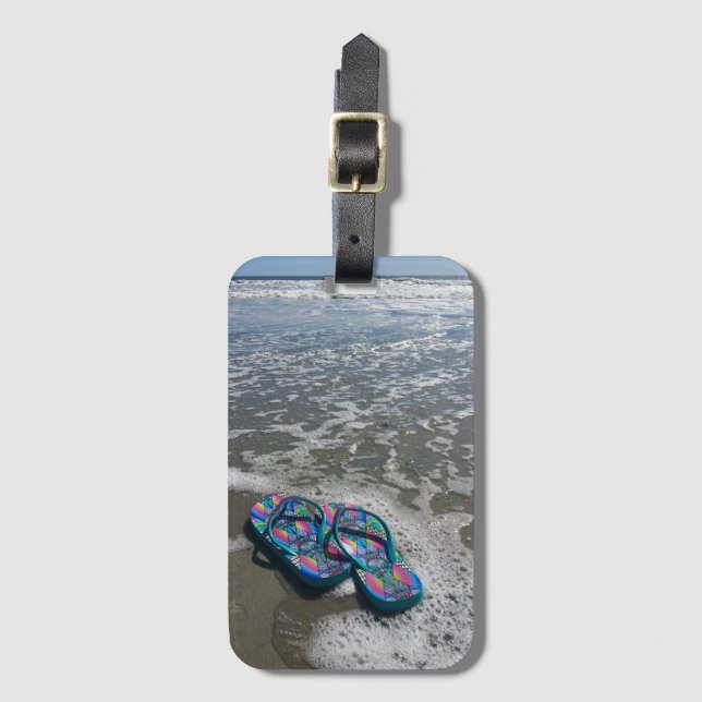 Flip Flops Luggage Tag I (Front Vertical)