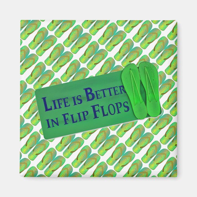 Flip Flops Magnet (Front)