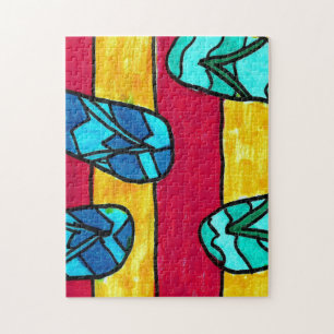 Flip Flops Meet Jigsaw Puzzle