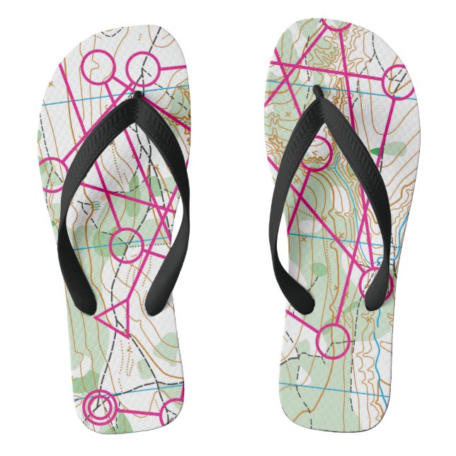 Flip flops - orienteering course (Footbed)