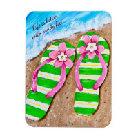 Flip Flops painting magent