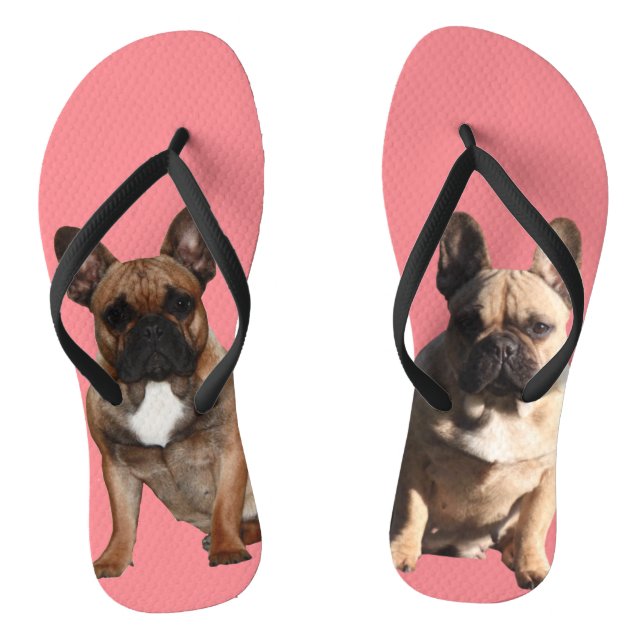 Flip Flops pair French Bulldogge Badesandy (Footbed)