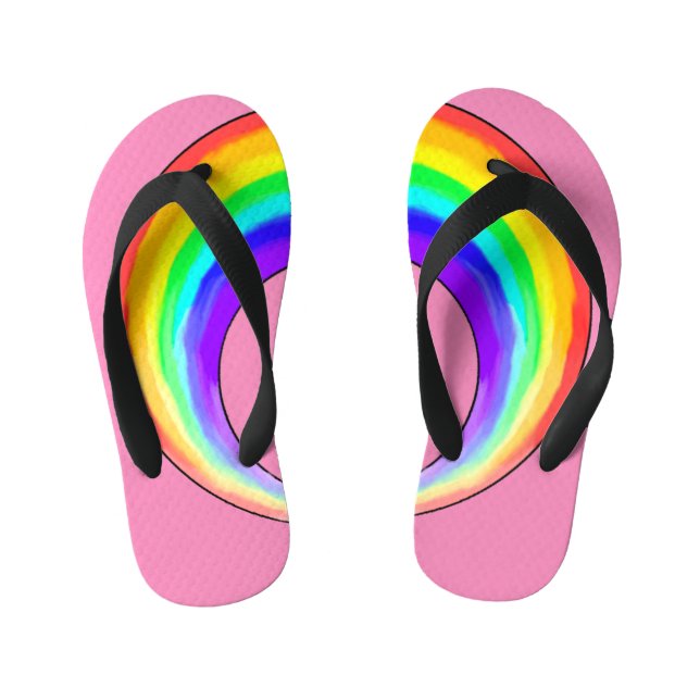 flip flops _ rainbow girl (Footbed)