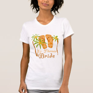 Flip Flops St. Thomas Bride T-Shirt