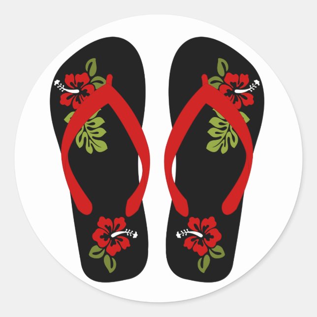 Flip Flops Stickers (Front)