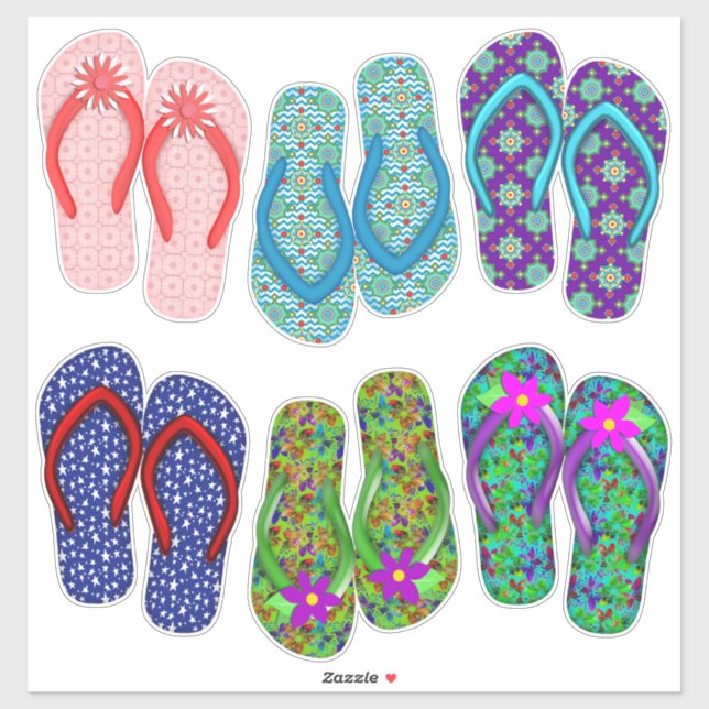 Flip Flops | Summer Shoes (Sheet)
