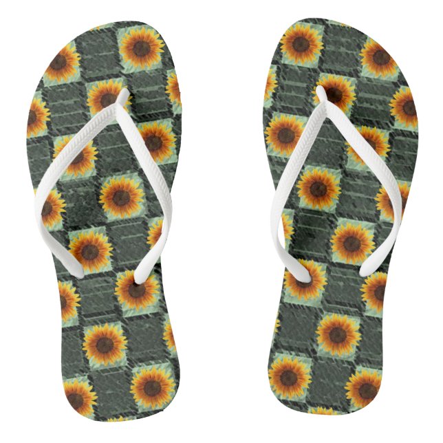 Flip Flops Sunflower (Footbed)