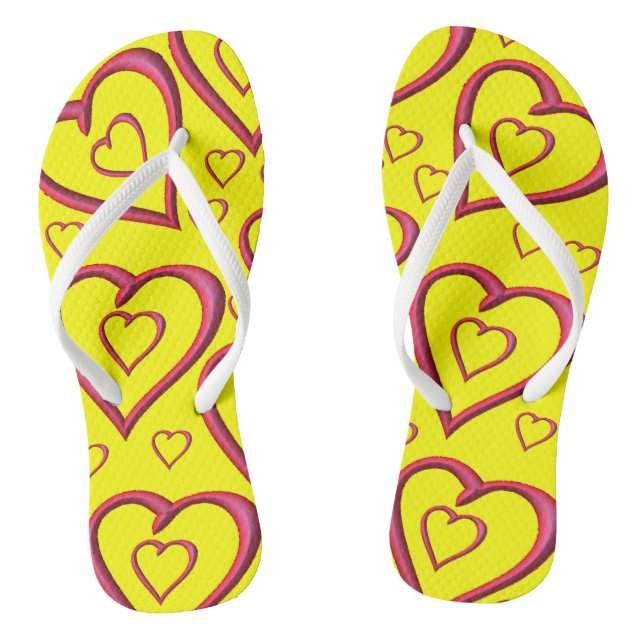 Flip Flops Valentine's Day (Footbed)