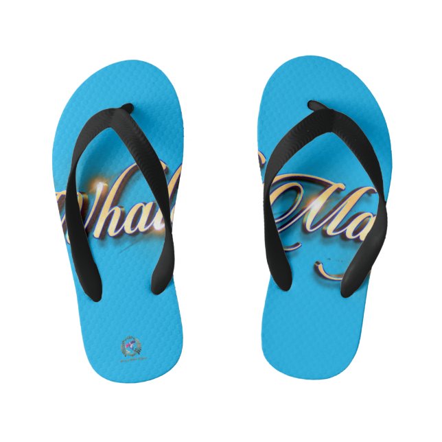 Flip Flops Whale Magic Blue (Footbed)
