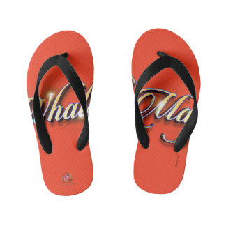Flip Flops Whale Magic Orange