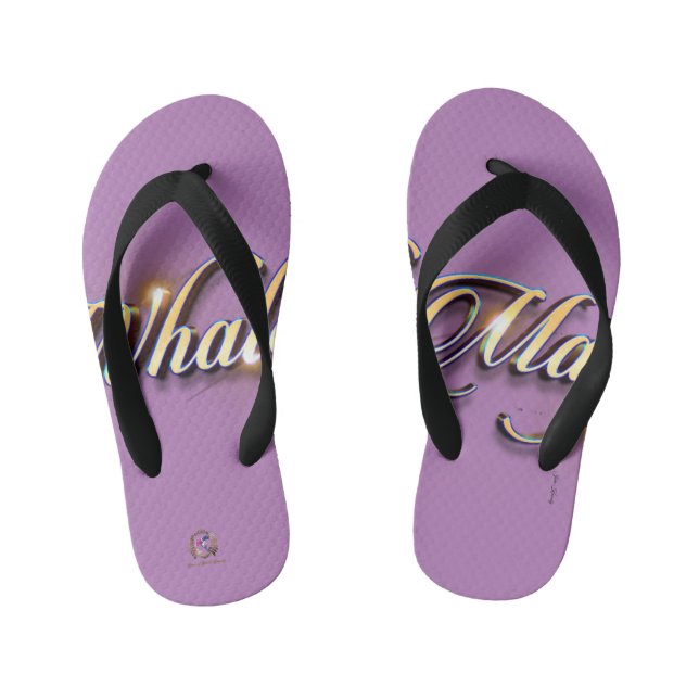 Flip Flops Whale Magic Purple (Footbed)