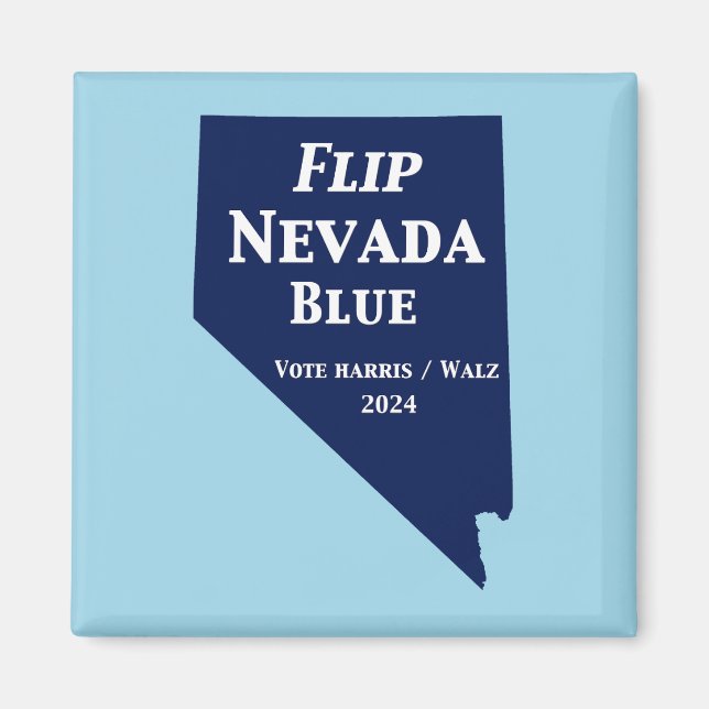 Flip Nevada Blue in 2024 Magnet (Front)
