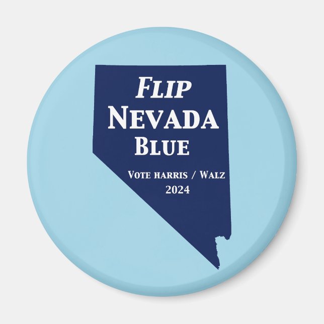 Flip Nevada Blue in 2024 Magnet (Front)