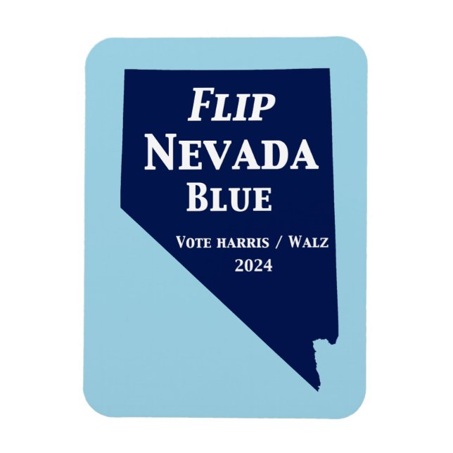 Flip Nevada Blue in 2024 Magnet (Vertical)