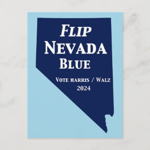 Flip Nevada Blue in 2024 Postcard