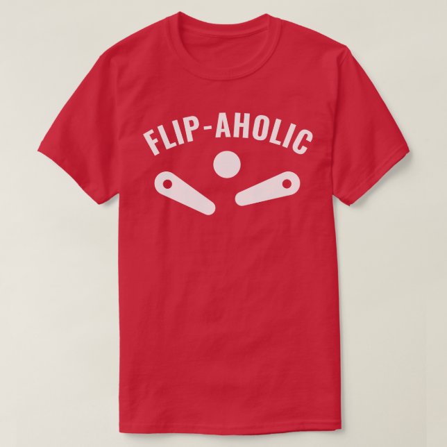 Flip Pinball Machines Arcade Funny Game T-Shirt (Design Front)