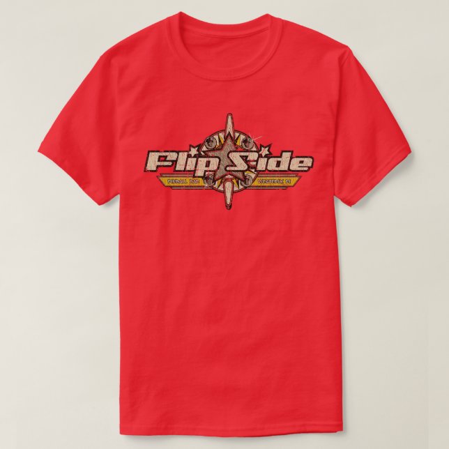 Flip Side Pinball Bar 2017 T-Shirt (Design Front)