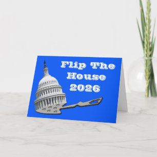Flip The House Vote Blue 2026 Card