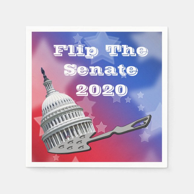 Flip The Senate Vote 2020 Napkin (Front)