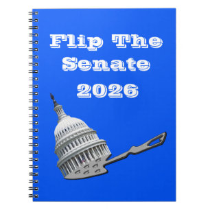 Flip The Senate Vote Blue 2026 Notebook