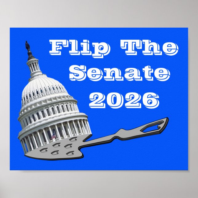 Flip The Senate Vote Blue 2026 Poster (Front)