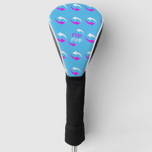 FlipFlop App Golf Driver Cover (Front)