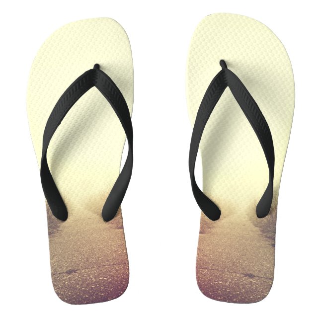 Flipflop Sandals Sunrise Pathway Walkway Path Side (Footbed)