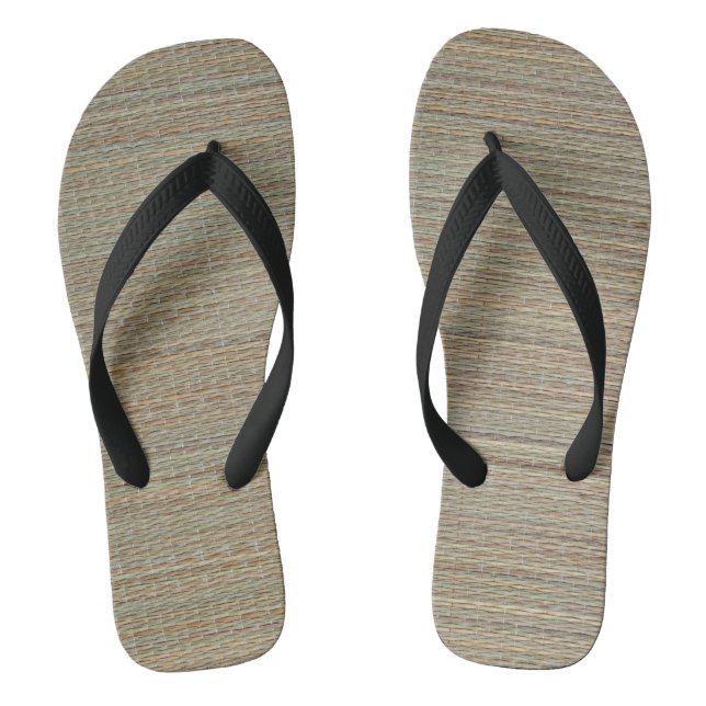FlipFlops: Straw Mat Jandals (Footbed)