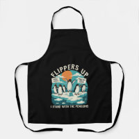 Flippers Up I Stand With Penguins Funny Resist