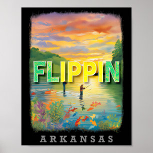 Flippin Arkansas Ar Fishing Paradise Sd760  Poster