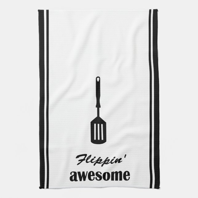 Flippin' Awesome Kitchen Towel (Vertical)
