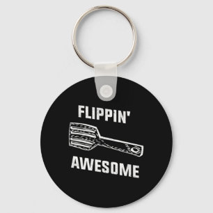 Flippin Awesome Spatula - Funny Baker Or Cook Key Ring