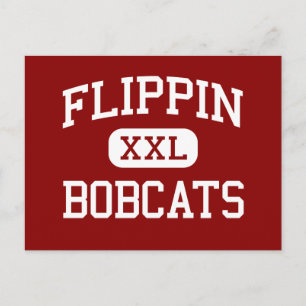 Flippin - Bobcats - High School - Flippin Arkansas Postcard