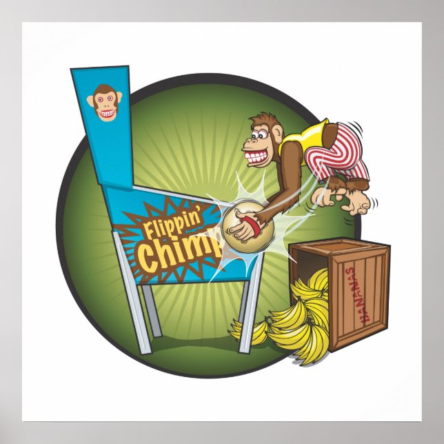 Flippin' Chimp Poster (Front)
