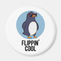 Flippin Cool Funny Penguin Pun
