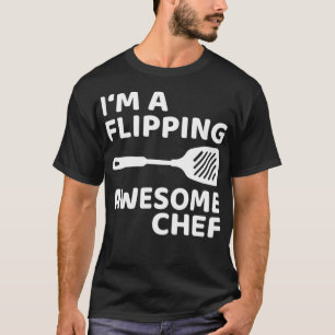 Flipping Awesome Chef donuts custom cooks T-Shirt