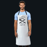 Flipping Awesome Dad | BBQ Gift Personalised Name Apron<br><div class="desc">Flipping awesome dad BBQ gift personalised name apron. The design is lettered in modern typography and the template is set up for you to add your custom text and name. Perfect for Father's day,  dad's birthday or a holiday!</div>