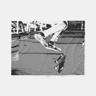 Flipping the Board  Fleece Blanket