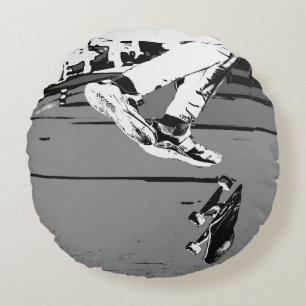 Flipping the Board  Round Cushion