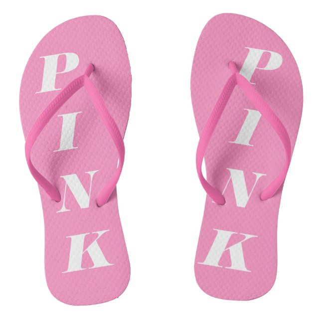 flips flops, Similar to Havaianas®- PINK Jandals (Footbed)
