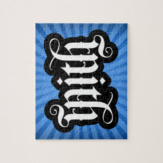 FlipScript Ambigram Jigsaw Puzzle