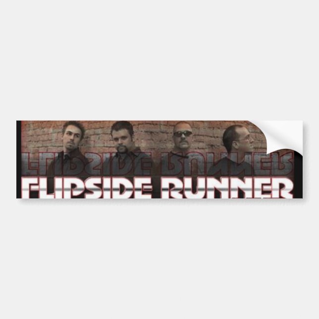 Flipside Runner Bumper Sticker (Front)