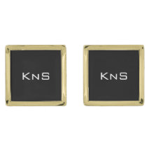 Flipstylez Designs Gold Cufflinks