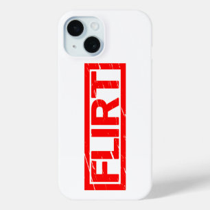 Flirt Stamp iPhone 15 Case