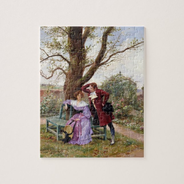 Flirtation Jigsaw Puzzle (Vertical)