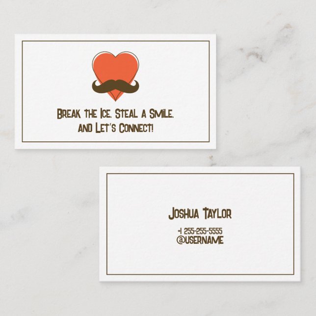 Flirting Business Card (Front/Back)