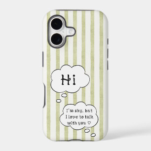 Flirting for beginners, Love to talk, Gold stripes