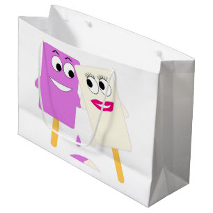 FLIRTING ICE CREAM POPS LARGE GIFT BAG