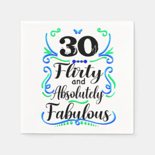Flirty and Absolutely Fabulous Napkin
